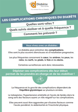 dépliant complications chroniques